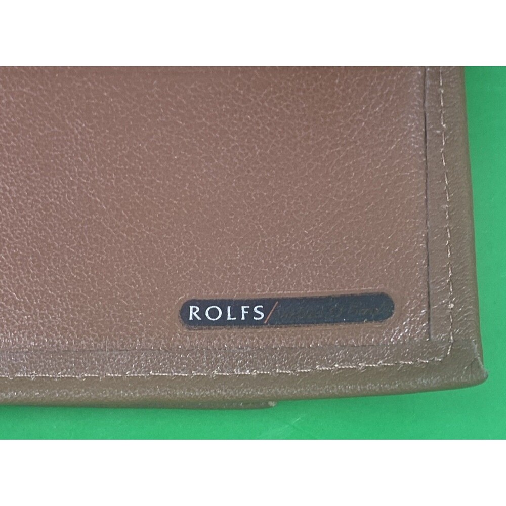 VTG Rolfs Cowhide Leather Wallet Womens Bifold w/ Kiss Lock Snap Coin Purse - Picture 6 of 14